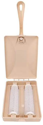 Cepillo para Barredora de Restos de Alfombras, Cepillo para Alfombras, Barredora de Mesa para Alfombras de Mano Cabezal de Cepillo Doble Cepillo de Mesa para Alfombras Cepillo de