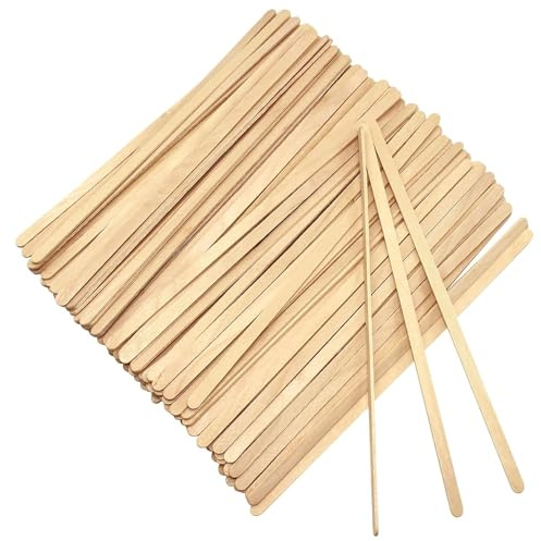 7 Wooden Coffee Stirrer, Wood Stir Sticks with Round Ends - Pack of 1,000ct