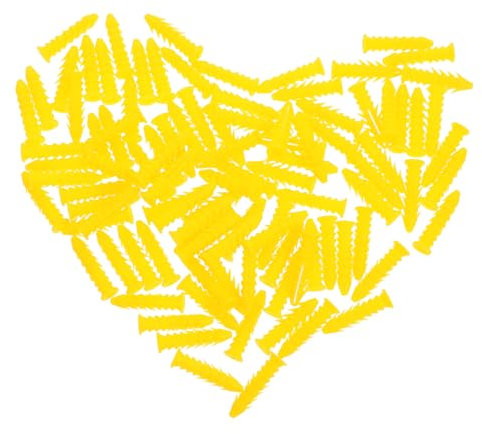 KONTONTY 100 Stück Wandanker Für Trockenbau Kunststoffanker Mit Dübelbolzen Trockenbauschrauben Mit Dehnrohren