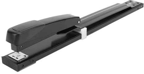Grapadora de Largo Alcance, Capacidad de 20 Hojas, Grapadoras de Brazo Largo de 39 Cm para Encuadernación de Folletos o Libros, Grapadoras de Escritorio Portátiles, Grapadoras de