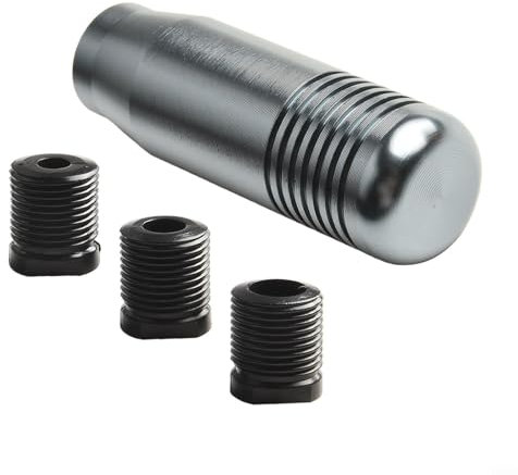ReachMall Schaltknauf für Schaltgetriebe aus Aluminiumlegierung, 8 x 5 cm, Rennsport-Design mit Kompatibilitätsoptionen