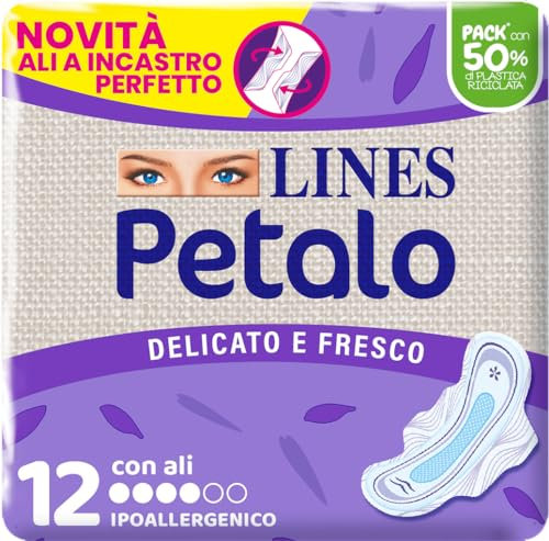 Lines Assorbenti Ali Petalo Ultra, Confezione da 12