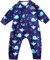 Swimbubs Baby Swim Warm Suit Garçons Combinaison Polaire Doublée Maillot de Bain Protection Solaire UV UPF50 Filles (3-6 Mois, Baleine Bleue)