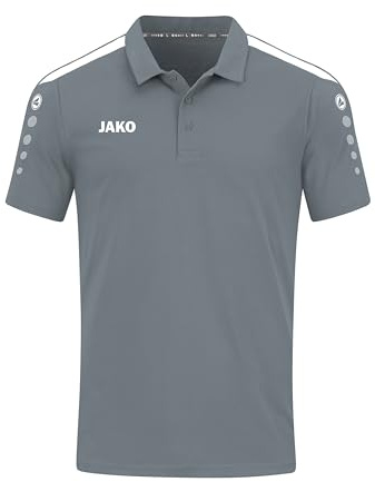 JAKO Herren Poloshirt Power, Steingrau, XXL