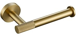 Set di accessori hardware per il bagno Kit in ottone zigrinato oro spazzolato Porta asciugamani Anello porta accappatoio Porta carta Porta asciugamani Porta scopino, porta carta