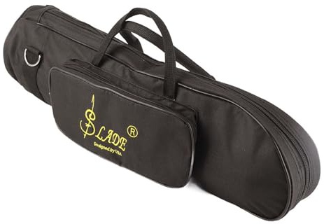 VGEBY VGEBYKQPBGMY8H5 - Borsa per tromba, impermeabile, in tessuto Oxford nero resistente, accessori per strumenti musicali, colore: nero
