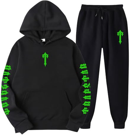 Generisch Trapstar Jogginganzug Herren Nofs Tracksuit Hose Minus Two Cargo Trapstar Trikot Blau Anzug Herren Elevate Pullover Tlow Vintage Clothes Jogging Für Jacken Männer Modern (C001,S)