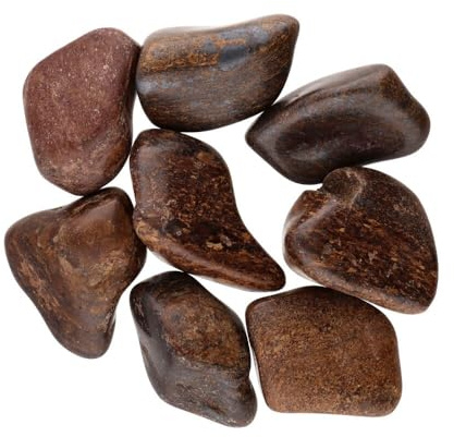 ROCKING GIFTS Conjunto de Piedras Naturales de Broncita - Tamaño 4x3cm