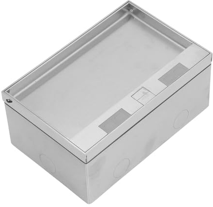 Kit Flessibile in Acciaio Inossidabile con Scatola di Derivazione Incasso a Pavimento Ignifuga 4KW con 2 Porte USB Standard UE 2 AC250V