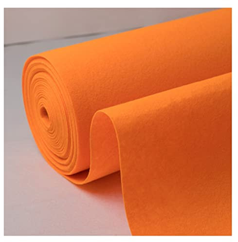 Hochzeitsläufer für drinnen und draußen, Party-Dekoration, reißfest, Einweg-Teppichrolle für Empfang, Zeremonie, Bühne, individuelle Farboptionen erhältlich, Orange, 1,5 x 15 m