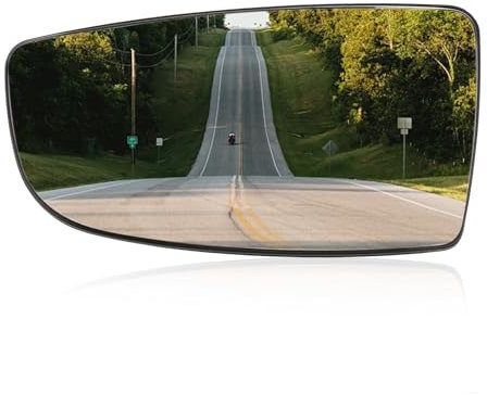 Left Lower Wing Mirror Glass for Transit MK8 2014 Onwards Left Passenger Side Fits 2014-2025 Models Replacement for Part Numbers 1855103 BK3117C718AB with Backing Plate(Left Side)