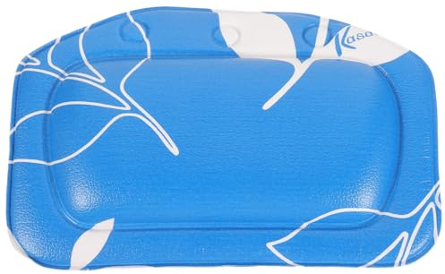 TEHAUX Suction Cup Bathtub Pillow for Tub with Fatigue Relief Foam Headrest, Design Bath Cushion for Home Spa, Hotel, Sauna, and Soaking Tub Relaxation