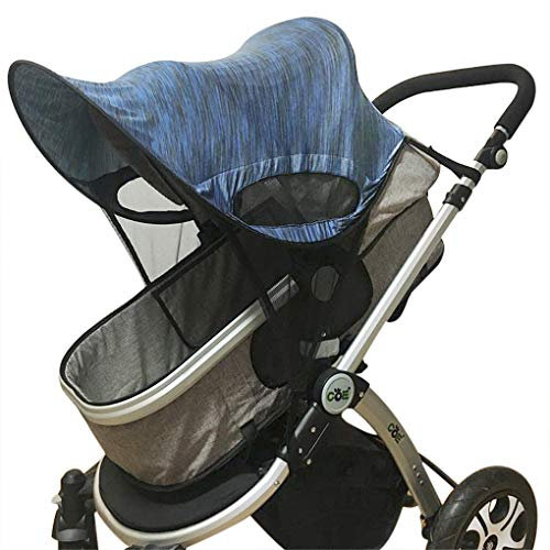 Kinderwagen Sonnenschutz Universal Sonnenverdeck für Baby Buggy, Sportwagen, Babyschale UV-Schutz Sonnendach Faltabre Sonnenblende Sonnensegel Baby Sonnenschirm bunt