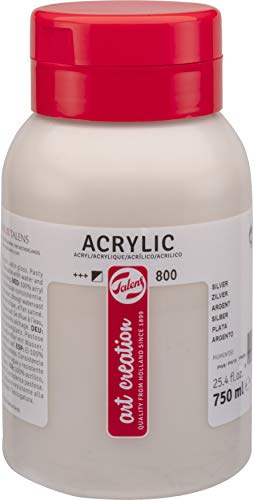 Peinture Acrylique en pot argent 750 ml - Royal Talens