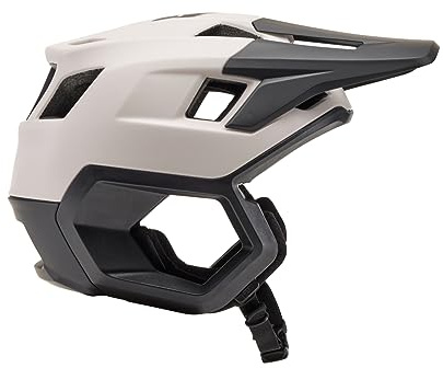 Fox Racing Unisex Dropframe Mountain Bike Helmet, Vintage White, Medium