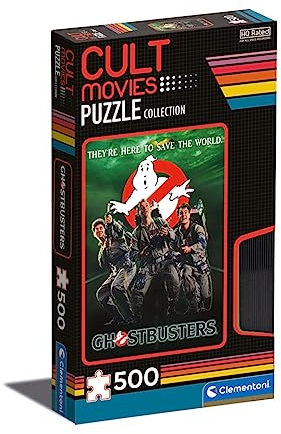 Clementoni - 35153 - Cult Movies - Puzzle Ghostbusters - Jigsaw Puzzle 500 Pieces, Puzzle Movies, Jigsaw Puzzle For Adults - Made In Italy