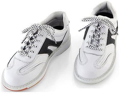 Zapatillas De Bolos para Mujer, Zapatos De Deporte De Bowling Ligero De Moda para Mujer,Blanco,37 EU