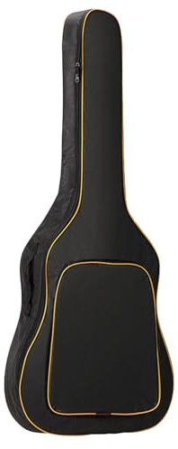 Étui de guitare 3/4 à rembourrage épais, sac de guitare léger, sac de guitare étanche à bretelles, étui de transport confortable pour guitares, sac à dos en tissu Oxford de 0,19 pouces pour éviter la