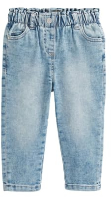NEXT Yngre flickor Mom-jeans Denim Mellan Tvätt 62-68