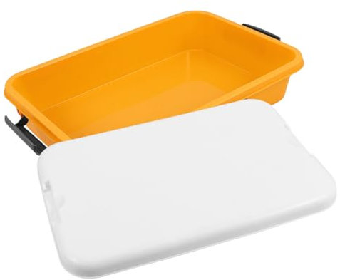 Toddmomy Sandkasten Mit Deckel Aus Kunststoff Tragbarer Sandkasten Als Tablett Für Sensorisches Spielen Aufbewahrungsbox Für Junge Mädchen