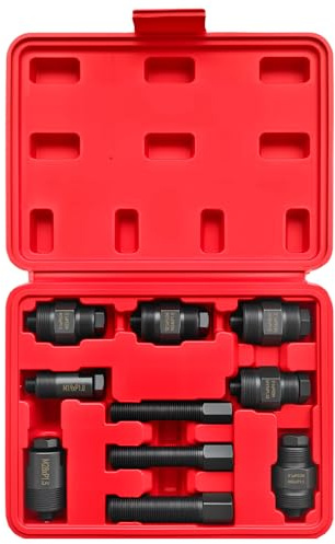 ATPEAM Kit de Réparation Pare-Brise 7 Pièces, Outil de Réparation pour Vitre Voiture, Marteau Brise-Vitre et Kit Démontage Pare-Brise avec Lame de Coupe