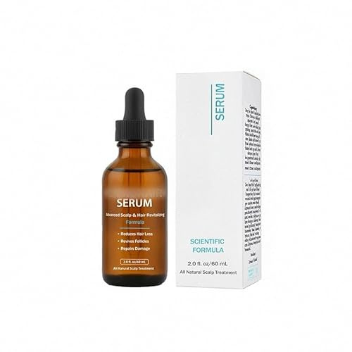 Siero per la ricrescita dei capelli Deko-hair, siero per il cuoio capelluto per la crescita dei capelli, per capelli più spessi e folti, riduce la caduta e rivitalizza i follicoli,1PCS