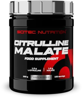 Scitec Nutrition Citrulline Malate - Smaklöst pulver med L-citrullin och äppelsyra, 300 g, Smaklöst