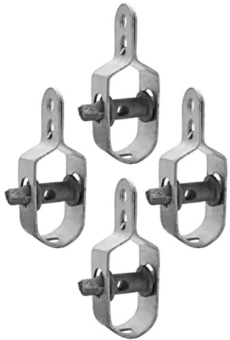 Design61 4er Set Drahtspanner 100mm Verzinkt Zaunspanner Spanner für Spanndraht Maschendraht
