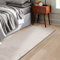 KARAT Bettvorleger - edle Velours Bettumrandung - Teppich Läufer für Schlafzimmer Wohnzimmer - Flauschiger Teppichläufer Sundae (80 x 200 cm, Beige)