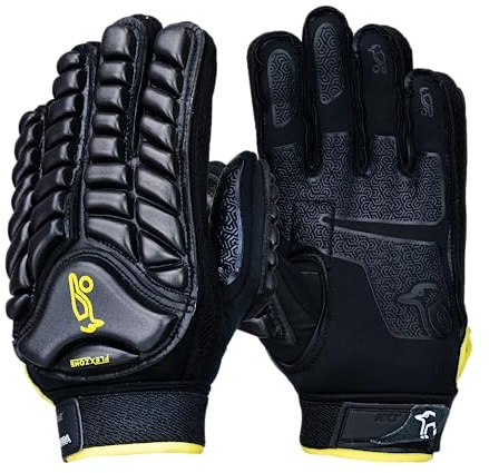KOOKABURRA Siege Hockeyhandschuhe - Schwarz - M R/H