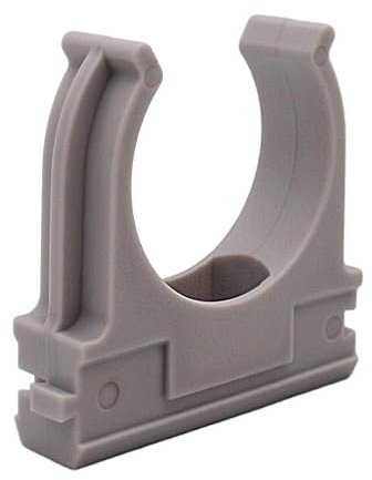 SKIR'CO (40 piezas) Clips de tubo, abrazaderas de plástico para tuberías de 32 mm, abrazaderas de tubo tipo U, clips de tubo, ganchos de manguera