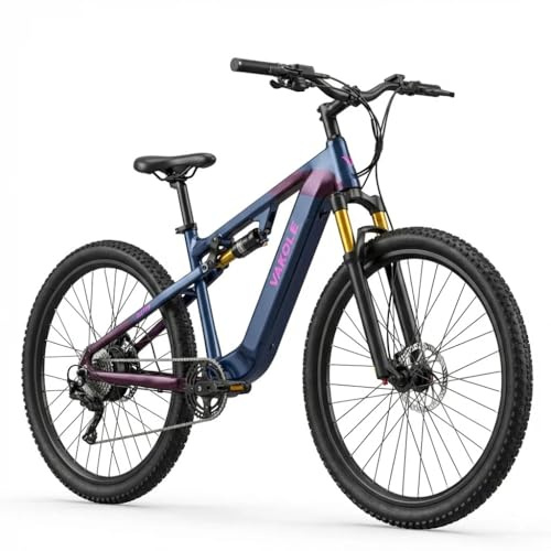 VAKOLE EMT29 E-Bike Herren 29 Zoll Fully Mountainbike mit 48V 14.4Ah Akku