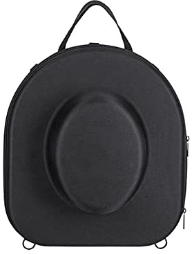 Lljsszr Estuche de Viaje para Sombreros de Exterior, Transpirable, Fácil de, Bolso de Mano, Caja Rígida de EVA para Sombreros de Vaquero,