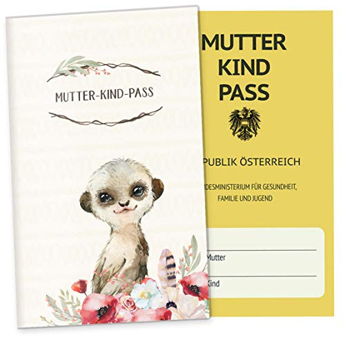 Maternity Pass Cover 3-Piece Wild Pregnancy Gift Idea Personalised with Name