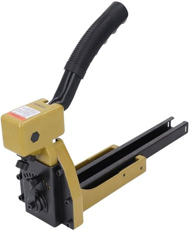 Grapadora para Cerrar Cajas de Cartón, Clavadora Manual para Máquina Selladora de Cajas Corrugadas, Varilla de Ajuste, Empujador de Grapas, Tareas de Embalaje de Alta