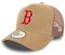 New Era MLB Boston Red Sox Cap Truckerkappe Baseball Cord-Design verstellbar Snapback Mesh beige - One-Size