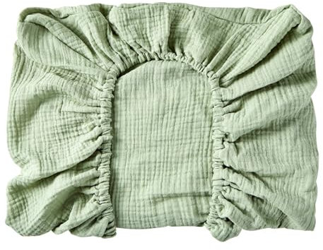 Cambiador de algodón para cambiar pañales, transpirable, ajuste para todos los cambiadores estándar, sábanas de mesa para cambiar pañales