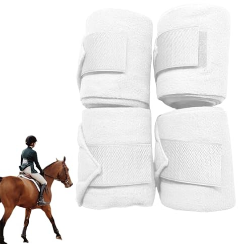 Hästbenbandage, 4 stycken ridstövlar benskydd, bandage skydd 248 cm ridtillbehör stöd senor ridning