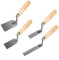 4 x schmal 30x160 30 50 60 mm Edelstahl Rand Stuckkelle Eimerkelle Putzkelle Putz Rendering DIY Werkzeuge (Set)