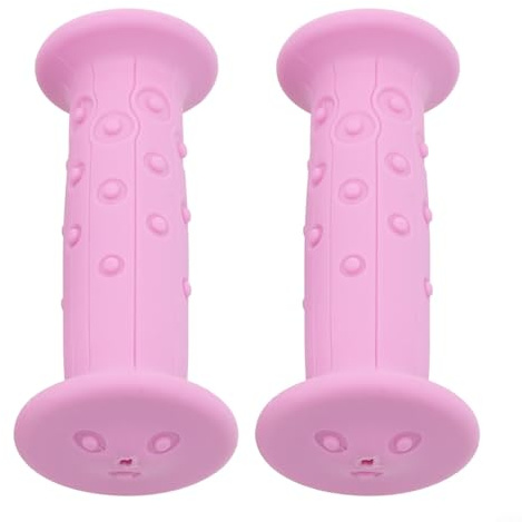 HpLive Bike Handlebars Grip,1 Pair 19mm Handlebar,Children Bike Soft Handlebars Grip,Rubber Handle Cove (for PINK)
