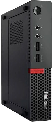 Lenovo Mini PC - Ordenador de sobremesa ThinkCentre M910q Tiny, Procesador Core i5-6400T, Memoria RAM 8GB, Disco SSD 240GB, Win 11 Pro