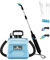 Pulverizador Eléctrico para Plantas de 5 Litros con Dos Modos de Pulverización, Mango Telescópico y Correa de Hombro Ajustable para Patio, Césped y Jardín (Azul)