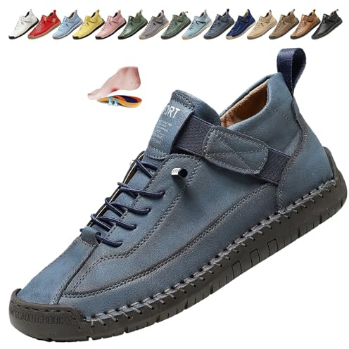Bottines orthopédiques pour femmes, Bottes de travail en cuir imperméables à enfiler, Chaussures de course et de marche légères, Bottines d’extérieur à enfiler pour la randonnée, le camping et la