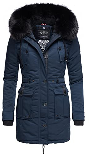 Navahoo Luluna Prc Veste d'hiver Parka pour Dame avec Capuche Bleu S