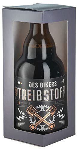 Jack's Bierflasche Biker ''DES BIKERS TREIBSTOFF'' mit Geschenkverpackung 0,33 l/Männergeschenk/Zum Geburtstag/Party/Motorrad