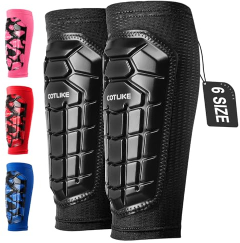 Soccer Shin Guards Kids Youth, Shin Guard Sleeves for Boys Girls Adults Men Women, Protective Soccer Equipment for 2-18 Years Old Boys Girls, High Impact Resistant Breathable Comfortable - XS