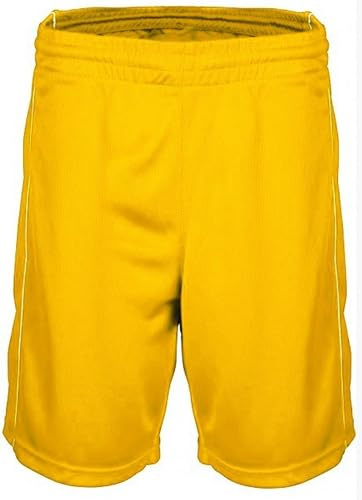 Supportershop Pro ACT gula basketshorts 8–10 år