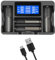 USB 4-Slot LCD Battery Quick Li-ion And Ni Batteries For A AA AAAAA AAAA 26650 25500 22650 18650