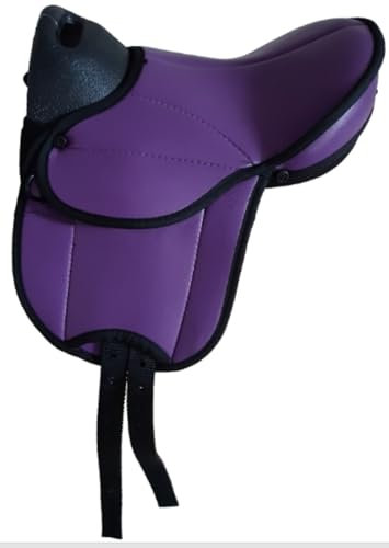 German Riding Sattel Little Star für Shetty Holzpferd Stehpferd Plüschpferd (Lila)
