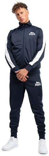 Lonsdale Mens PEMBER Training Suit, Dark Navy, XXXL